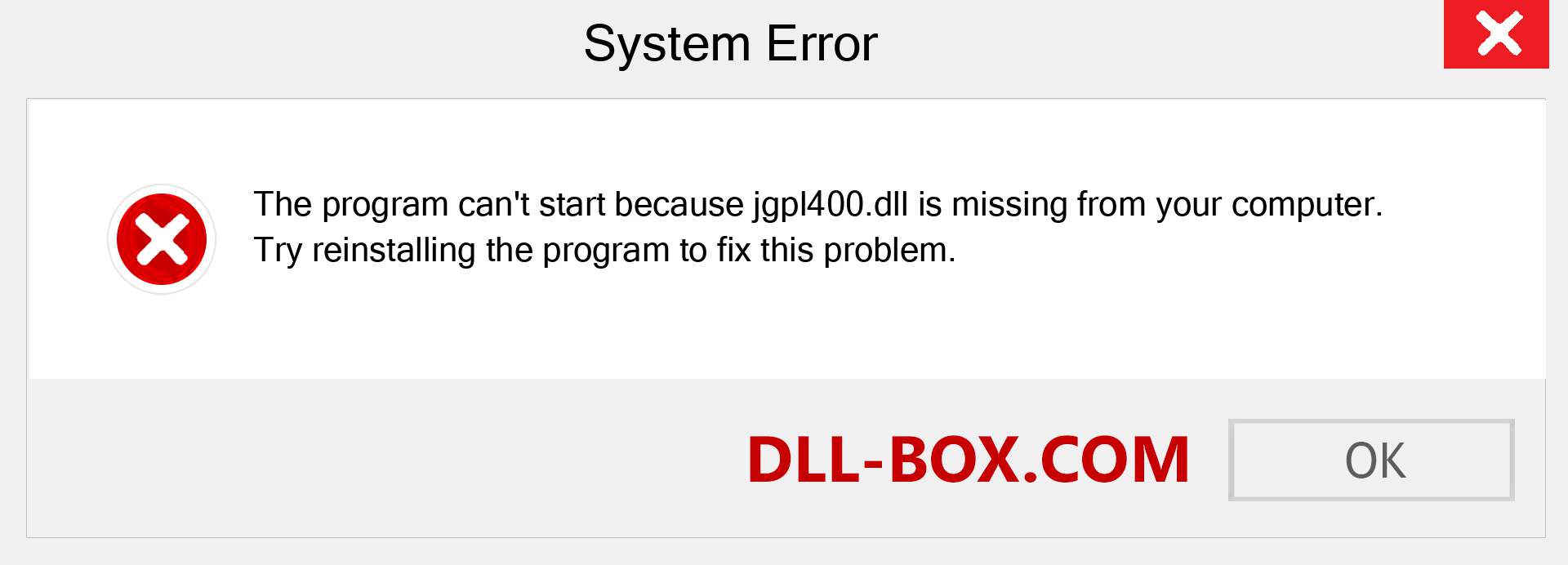  jgpl400.dll file is missing?. Download for Windows 7, 8, 10 - Fix  jgpl400 dll Missing Error on Windows, photos, images